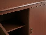 Varzi Hand-Painted Wood Storage Sideboard Antique Buffet Cabinet Tanganika - Image 3