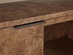 Corey Mappa Burl Wood Sideboard Modern Buffet Storage Living Room Entryways TV Cabinet - Image 9