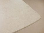 Saint Germain Stone Dining Table with Natural Stone Marble Wood Toulouse Base - Image 9