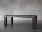 Parsons Rectangle Dining Table with Solid Romanian Oak - Image 2