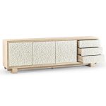 Water Pelagic Sculpted TV Stand Storage Cabinet - Image 4