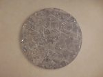 Saint Germain Round Dining Table with Marble Top Wood Dauphine Base - Image 7