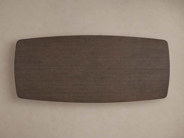 Saint Germain Wood Dining Table with Solid Oak Wood Top & Toulouse Base - Image 4