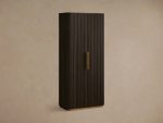 Finnley Wood Tall Cabinet Living Room Country Storage Cabinet with Doors - Image 5