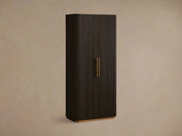 Finnley Wood Tall Cabinet Living Room Country Storage Cabinet with Doors - Image 5