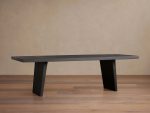 Panta Rectangle Dining Table with Romanian Oak Wood - Image 6