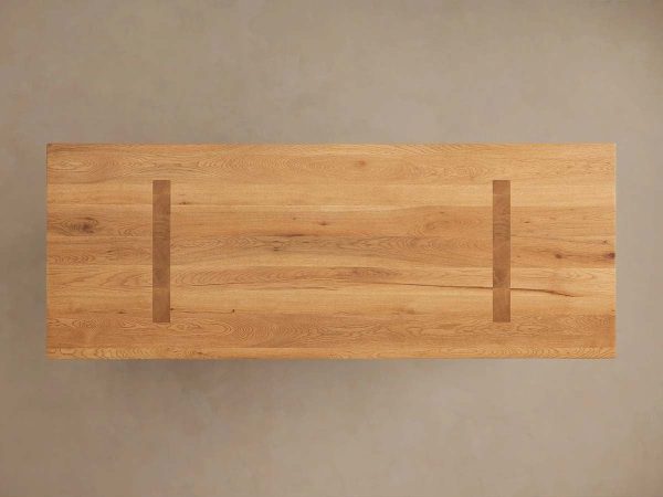 Panta Rectangle Dining Table with Romanian Oak Wood - Image 4