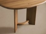Jolson Wood Rectangular Extension Dining Table with Honey Finish & Dual 20" Leaves - Image 5