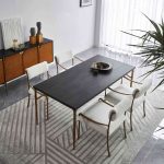 Thaddeus Metal Medieval Style Dining Table Hand-Forged Modern Kitchen Table - Image 2