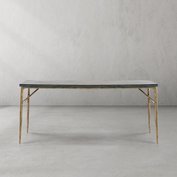 Thaddeus Metal Medieval Style Dining Table Hand-Forged Modern Kitchen Table - Image 7