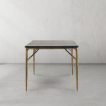 Thaddeus Metal Medieval Style Dining Table Hand-Forged Modern Kitchen Table - Image 9
