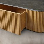 Finnley Storage Coffee Table Stone Top Sofa Center Tea Table With Drawer - Image 3