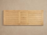 Bal Harbour Outdoor Natural Teak Extension Dining Table Modern Rectangular Clean-Lined Dining Table - Image 5