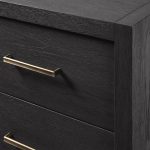 Bodhi Tall Nightstand Wood Night Side Cabinet Rustic Bedside Table Two-Drawer Chest - Image 6