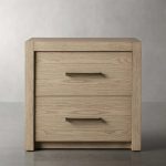Bodhi Tall Nightstand Wood Night Side Cabinet Rustic Bedside Table Two-Drawer Chest - Image 7