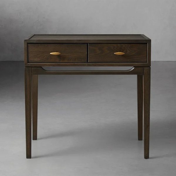 Brock Nightstand Mid-Century Modern Bedside Table Ash Night Side Storage Cabinet - Image 8