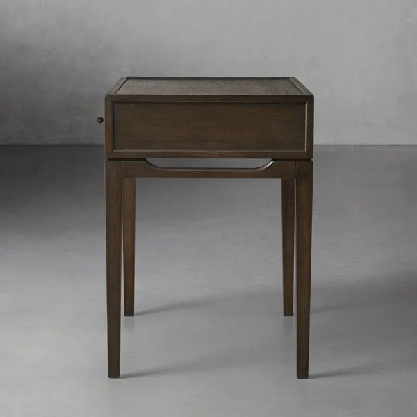 Brock Nightstand Mid-Century Modern Bedside Table Ash Night Side Storage Cabinet - Image 10