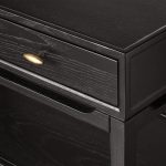 Brock Nightstand Mid-Century Modern Bedside Table Ash Night Side Storage Cabinet - Image 4
