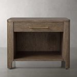 Calista Open Nightstand Night Side Table Wood Bedside Cabinet - Image 7
