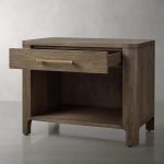 Calista Open Nightstand Night Side Table Wood Bedside Cabinet - Image 8