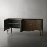 Conrad Solid Teak Sideboard Wood Vintage Storage Cabinets - Image 6