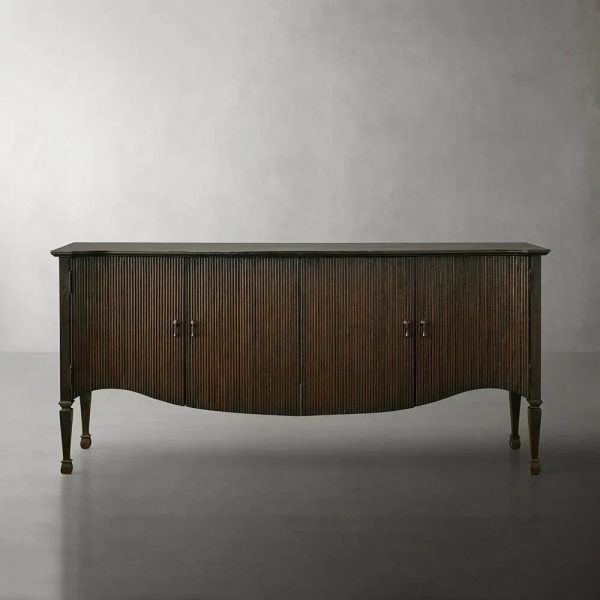 Conrad Solid Teak Sideboard Wood Vintage Storage Cabinets - Image 5