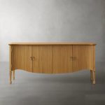 Conrad Solid Teak Sideboard Wood Vintage Storage Cabinets - Image 8