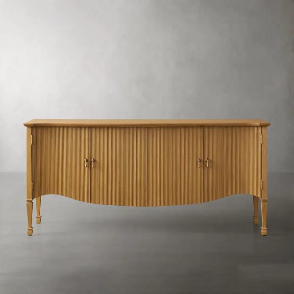 Conrad Solid Teak Sideboard Wood Vintage Storage Cabinets - Image 8