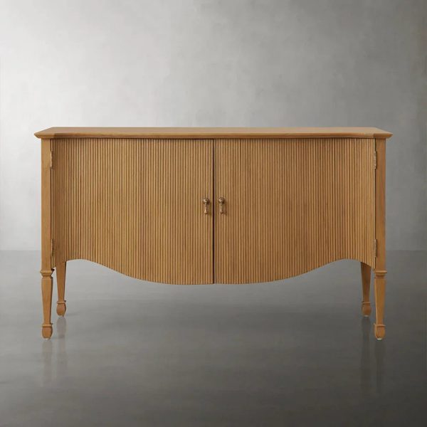 Conrad Solid Teak Sideboard Wood Vintage Storage Cabinets - Image 7