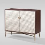Seraphina Hand-Painted Champagne Gold Finish  Sideboard Buffet Cabinet With Two-Door - Image 2