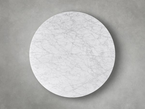 Finnley Round Storage Coffee Table Living Room Stone Center Tea Table - Image 7