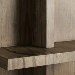 Leandro Solid Oak Wood Bookcase - Image 4