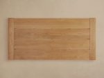 Canyon Outdoor Natural Teak Dining Table Rectangular Outdoor Garden Dining Table - Image 3