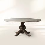 Girardi Margherita Bell'Arte Round Wood Dining Table Antique Vintage Distressed Furniture
