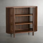 Paige Low Reeded Storage Cabinet - Image 2