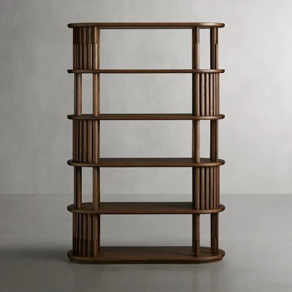 Paleta Solid Oak Wood Bookcase - Image 3