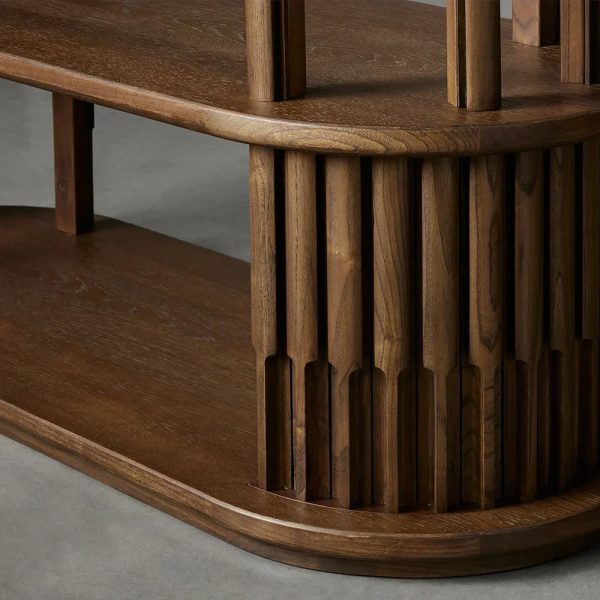 Paleta Solid Oak Wood Bookcase - Image 5