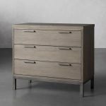 Palmer Large Nightstand Wood Nightside Table Bedroom 3 Drawer Cabinet - Image 2