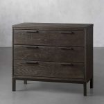Palmer Large Nightstand Wood Nightside Table Bedroom 3 Drawer Cabinet - Image 5