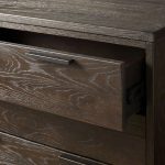 Palmer Large Nightstand Wood Nightside Table Bedroom 3 Drawer Cabinet - Image 7