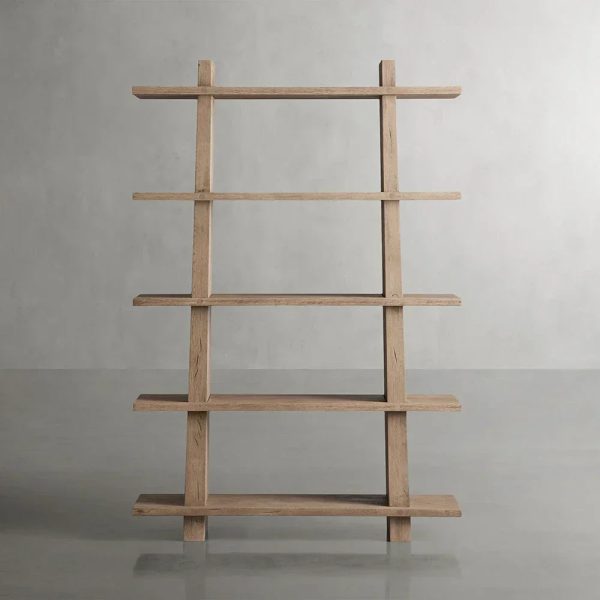 Panta Romanian oak Wood Bookcase - Image 4