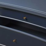 Henley Nightstand Solid Mahogany Nightside Tables With Three Drawers - Image 12