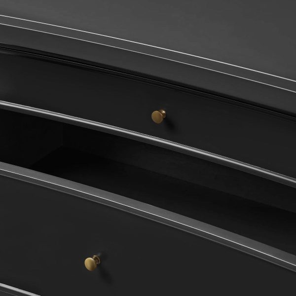 Henley Nightstand Solid Mahogany Nightside Tables With Three Drawers - Image 15
