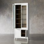 Rowan Modular Reeded Tall Display Cabinet With Glass Doors - Image 3