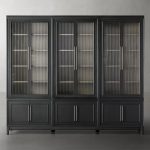 Rowan Modular Reeded Tall Display Cabinet With Glass Doors - Image 10