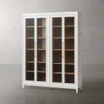 Rowan Modular Wood Tall Display Cabinet With Glass Doors - Image 2