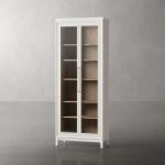 Rowan Modular Wood Tall Display Cabinet With Glass Doors - Image 4