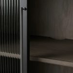 Rowan Modular Tall Display Cabinet Reeded Glass Doors - Image 3