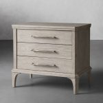 St. Martin Wood Closed Nightstand Oak Bedside table with Soft-Close Drawers - Image 9