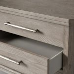 St. Martin Wood Closed Nightstand Oak Bedside table with Soft-Close Drawers - Image 11
